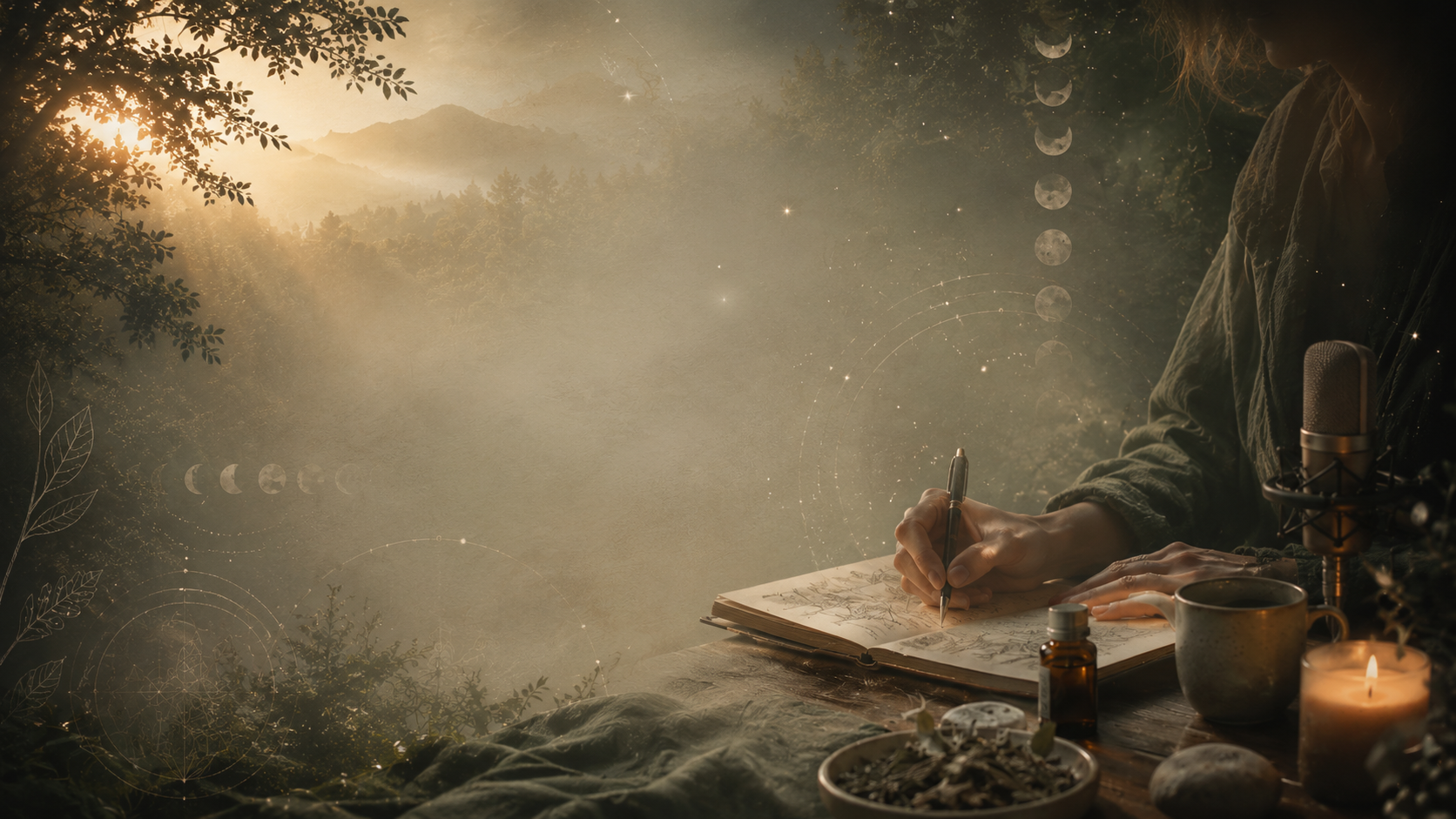 Mystisches Journaling im Nebelwald